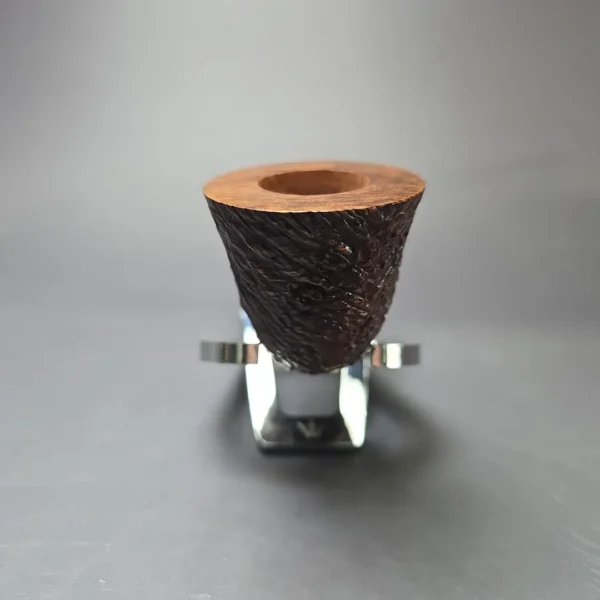 Caminetto Event 2021 Partially Rusticated Cutty Estate Briar Pipe, Unsmoked - Image 4