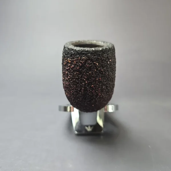 Peterson Red/Black Premier Rusticated Billiard Estate Block Meerschaum Pipe, Irish Estates - Image 11