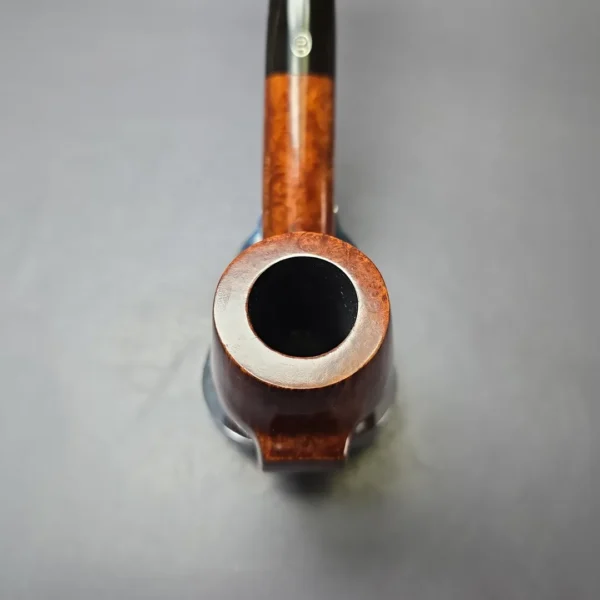 James Upshall A Grade EXL Smooth "Keel" Bent Billiard Estate Briar Pipe, Unsmoked - Image 5