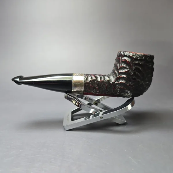 Peterson 160th Anniversary Pat. OB Rusticated Billiard Briar Pipe, New - Image 7