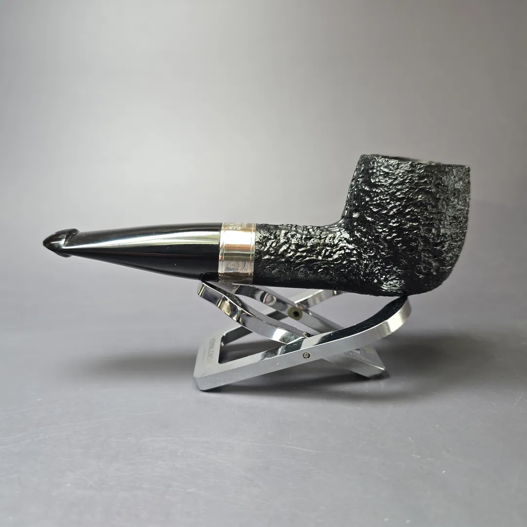 Peterson 160th Anniversary Pat. OB Sandblasted Billiard Briar Pipe, New - Image 5