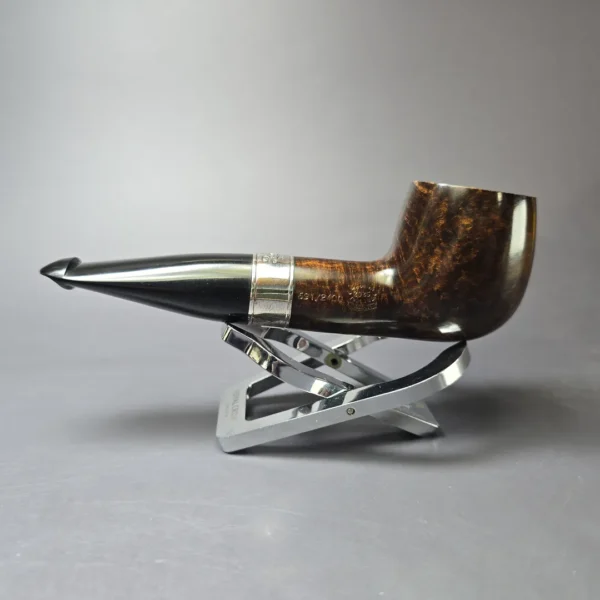 Peterson 160th Anniversary Pat. OB Dark Smooth Billiard Briar Pipe, New - Image 5