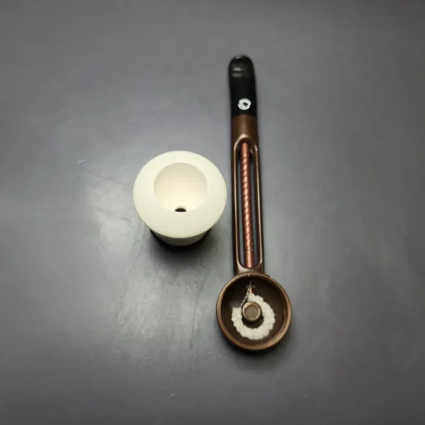 Falcon Extra Dental w/ MBSD Meerschaum Rhodesian Block Meerschaum Bowl Pipe, New - Image 5