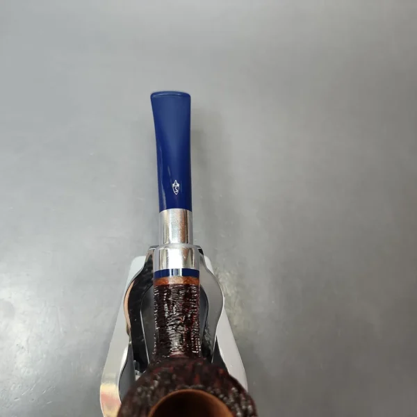 Savinelli Eleganza 310 KS Rusticated Poker Estate Briar Pipe, Unsmoked, 6mm - Image 5