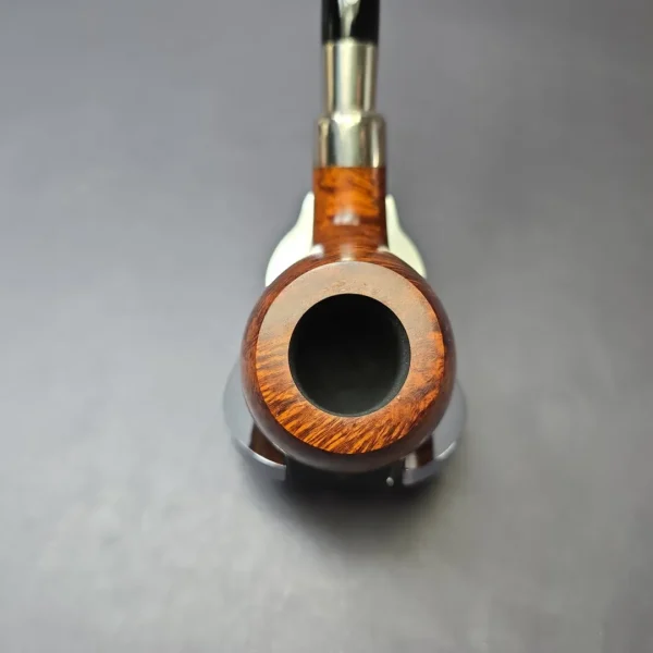 Vauen O'Timer 205 Smooth Silver Spigot Apple Estate Briar Pipe, Unsmoked, 9mm - Image 5