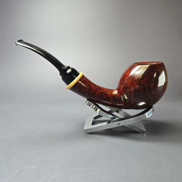 MBSD Briars Modern Masters 2 Smooth Blowfish w/ Boxwood Briar Pipe, New - Image 5
