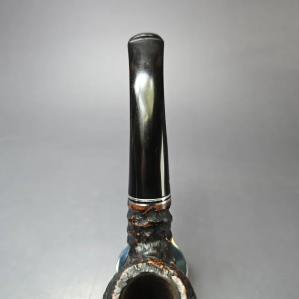 Peterson Dublin Filter XL02 Rusticated Apple Estate Briar Pipe, Irish Estates, 9mm - Image 6