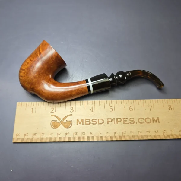 Unknown (Probably Armellini) Smooth Cavalier Estate Briar Pipe, Italian Estates - Image 6