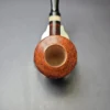 Papa Bear's Pipes by Tim Beaumont Partially Sandblasted Rhodesian w/ Ivorite Handmade Briar Pipe, New - Image 6