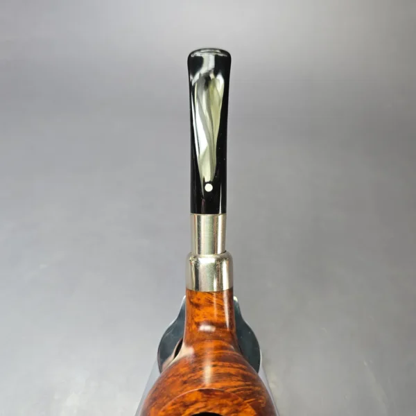 Vauen O'Timer 205 Smooth Silver Spigot Apple Estate Briar Pipe, Unsmoked, 9mm - Image 6