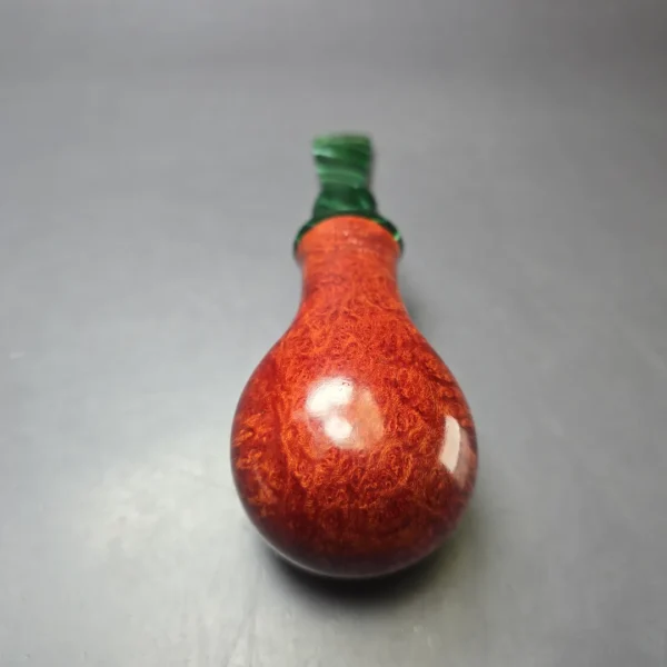 Damiano (Ardor) Armony Smooth Apple w/ Silver Estate Briar Pipe, Unsmoked, 9mm - Image 7