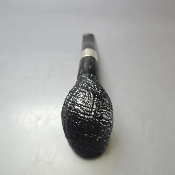 Peterson Deluxe Classic PSB 106 Sandblasted Billiard w/ Silver Estate Briar Pipe, Irish Estates - Image 7