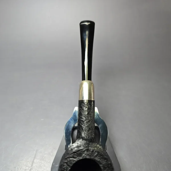 MBSD Briars Timeless Traditions 1 Sandblasted Billiard w/ Silver Handmade Briar Pipe, New - Image 7