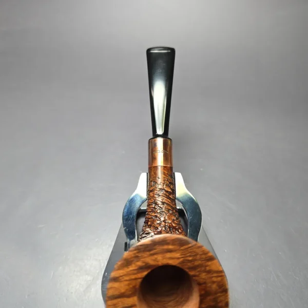Caminetto Event 2021 Partially Rusticated Cutty Estate Briar Pipe, Unsmoked - Image 7