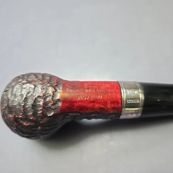 Peterson 160th Anniversary Pat. OB Rusticated Billiard Briar Pipe, New - Image 5
