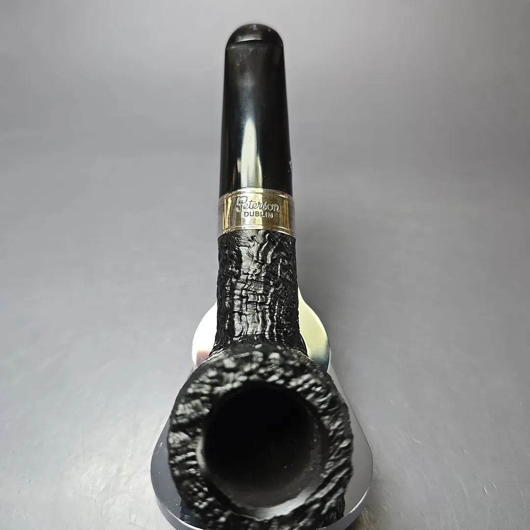Peterson 160th Anniversary Pat. OB Sandblasted Billiard Briar Pipe, New - Image 7