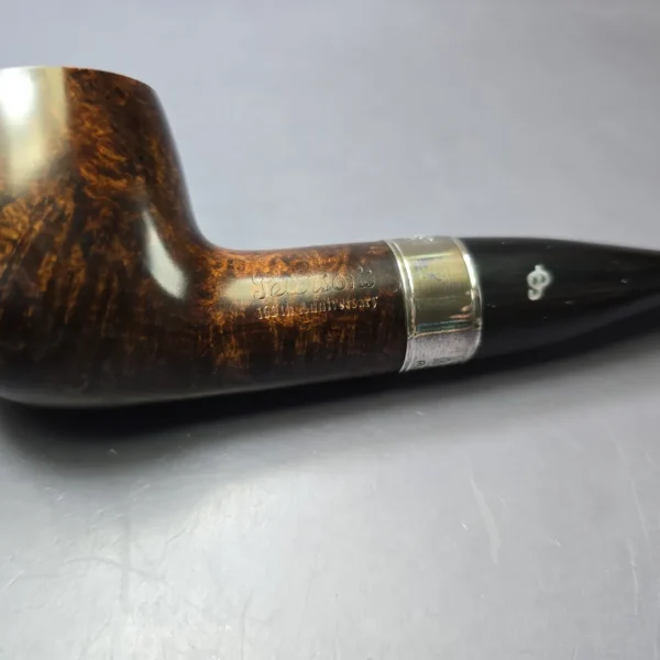 Peterson 160th Anniversary Pat. OB Dark Smooth Billiard Briar Pipe, New - Image 7