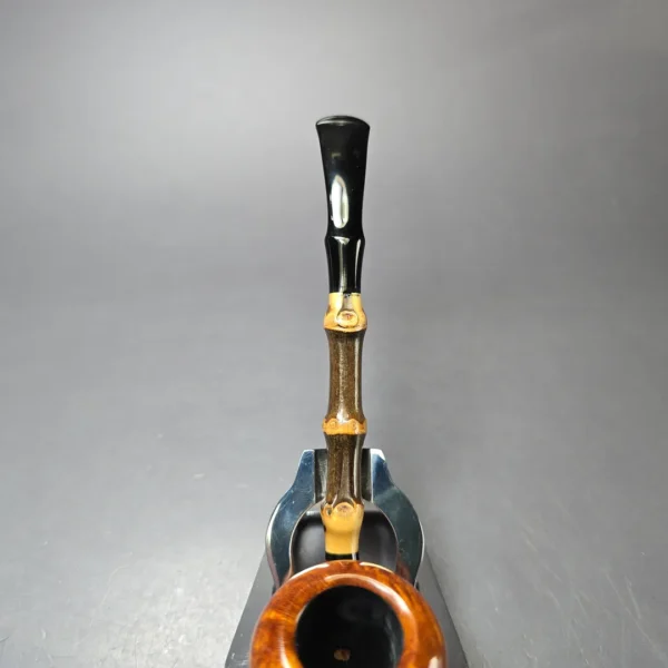 MBSD Briars Modern Masters 1 Smooth Peewit w/ Bamboo Briar Pipe, New - Image 7