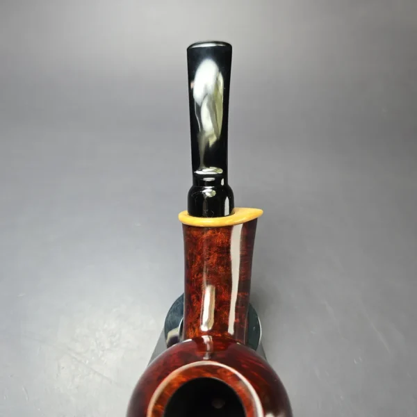 MBSD Briars Modern Masters 2 Smooth Blowfish w/ Boxwood Briar Pipe, New - Image 7