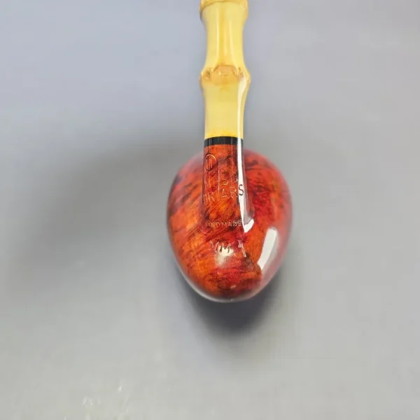 MBSD Briars Modern Masters 1 Smooth Peewit w/ Bamboo Briar Pipe, New - Image 9
