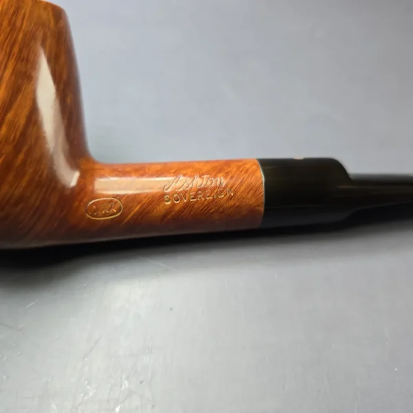Ashton 1985 Sovereign XXX Smooth Billiard Estate Briar Pipe, English Estates - Image 8