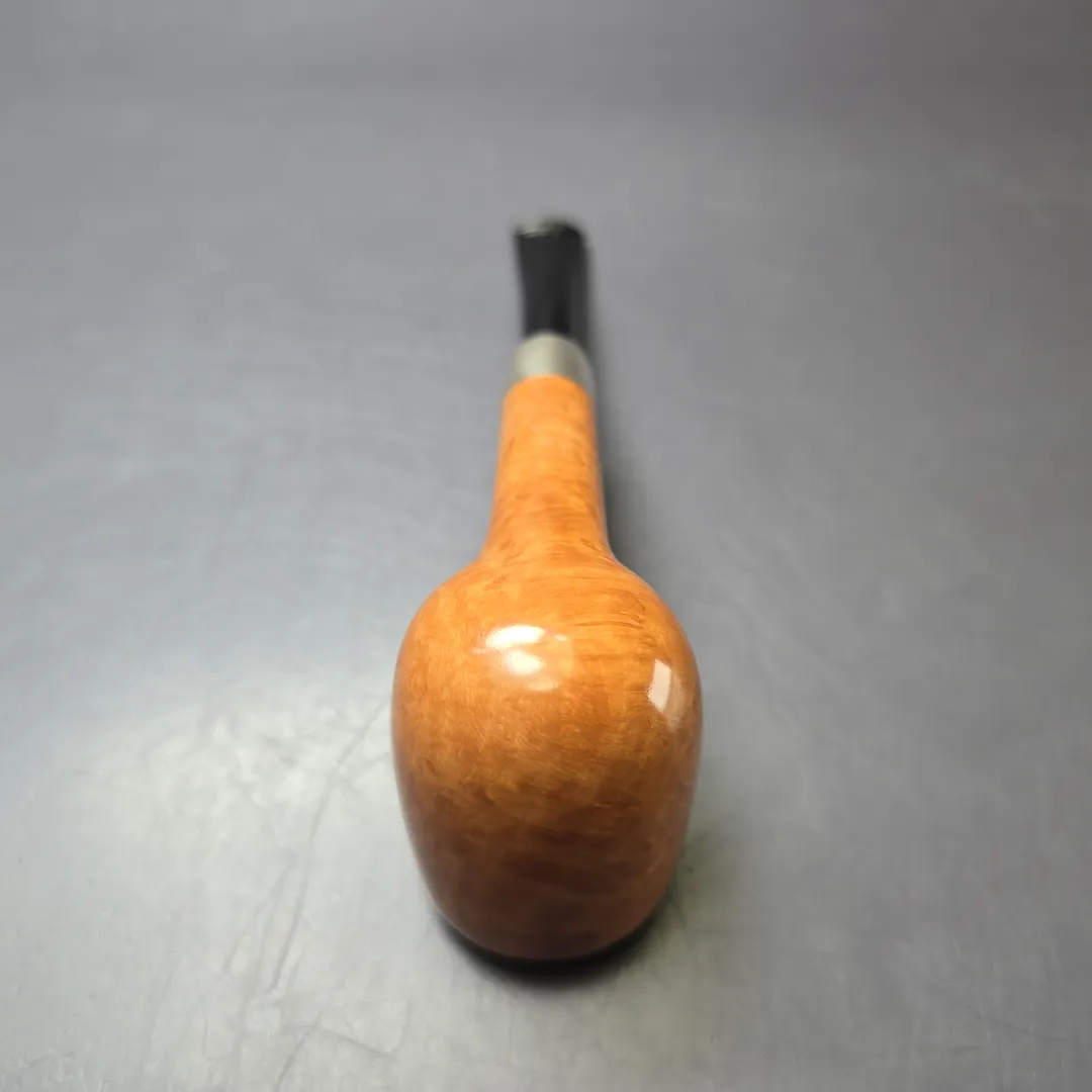 MBSD Briars Timeless Traditions 1 Smooth Billiard w/ Silver Handmade Briar Pipe, New - Image 8