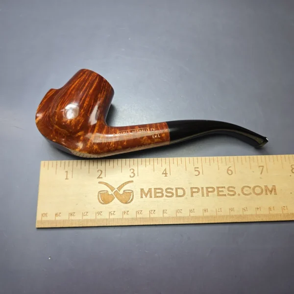 James Upshall A Grade EXL Smooth "Keel" Bent Billiard Estate Briar Pipe, Unsmoked - Image 8