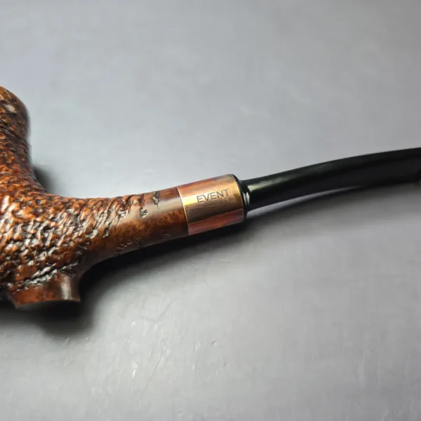 Caminetto Event 2021 Partially Rusticated Cutty Estate Briar Pipe, Unsmoked - Image 8