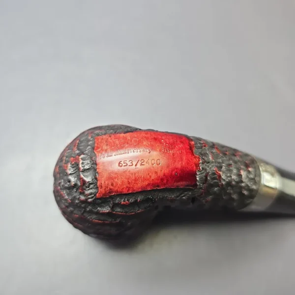 Peterson 160th Anniversary Pat. B Rusticated Bent Billiard Briar Pipe, New - Image 8