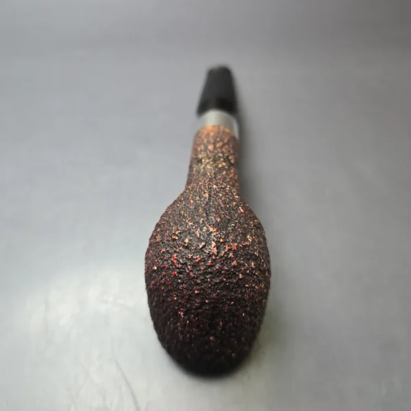 Peterson Red/Black Premier Rusticated Billiard Estate Block Meerschaum Pipe, Irish Estates - Image 7