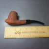 James Upshall Bark Rusticated Cup and Saucer Estate Briar Pipe, English Estates - Image 8