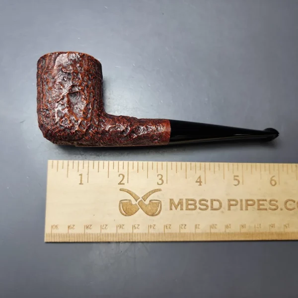 Castello Old Antiquari 4K Partially Sandblasted Billiard Estate Briar Pipe, Italian Estates - Image 8