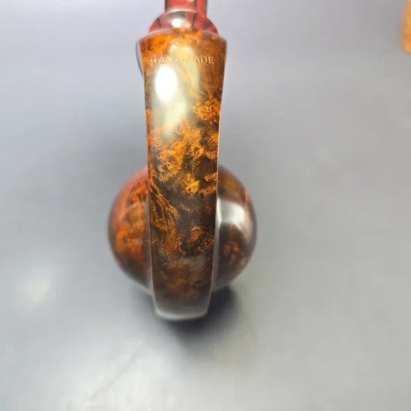 SU Pipes Smooth Standing Cavalier Handmade Briar Pipe, New - Image 9