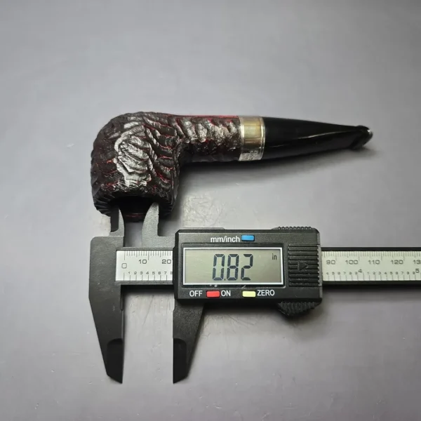 Peterson 160th Anniversary Pat. OB Rusticated Billiard Briar Pipe, New - Image 3