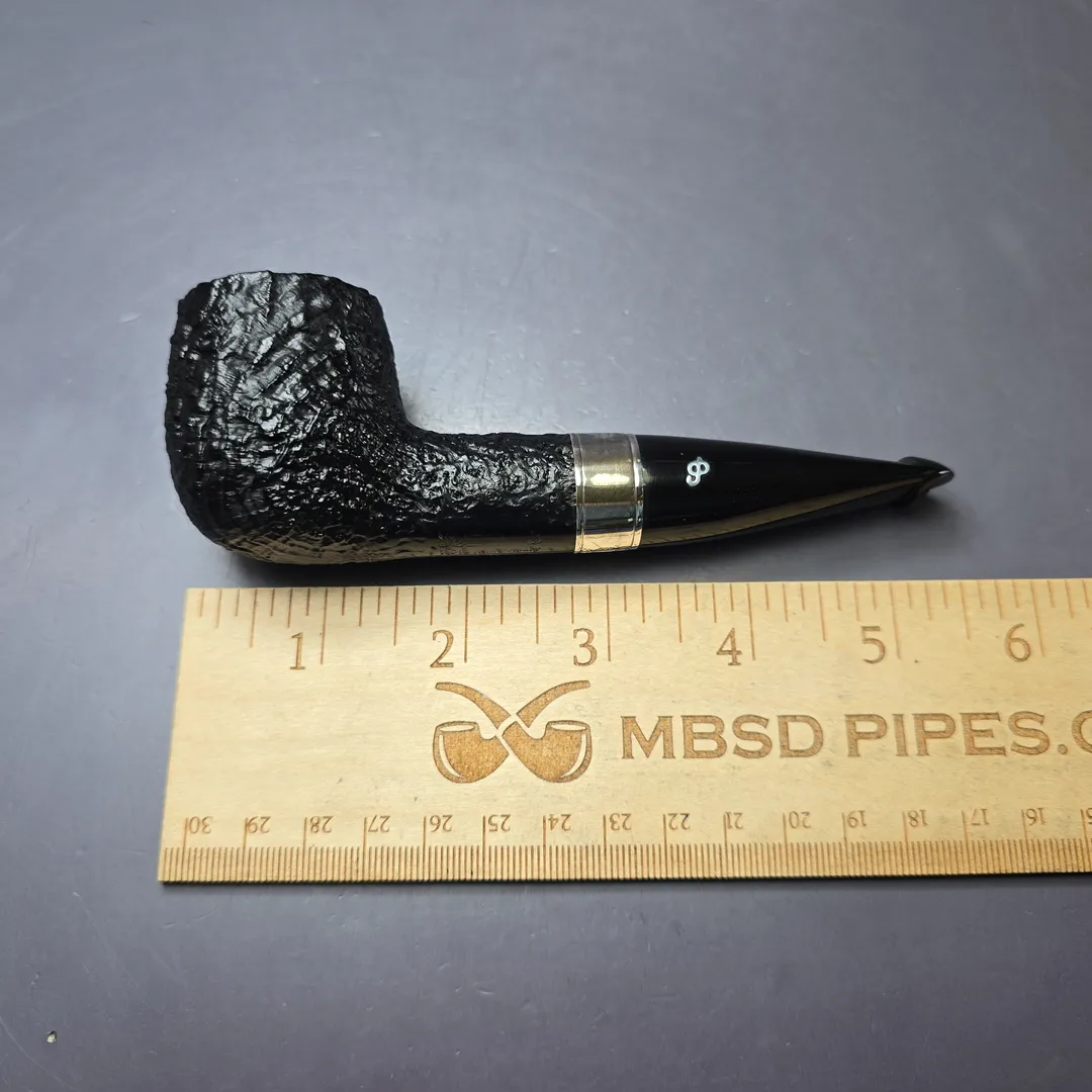 Peterson 160th Anniversary Pat. OB Sandblasted Billiard Briar Pipe, New - Image 9