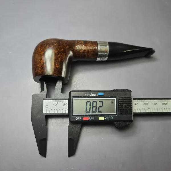 Peterson 160th Anniversary Pat. OB Dark Smooth Billiard Briar Pipe, New - Image 9