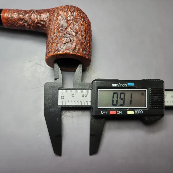 Castello Old Antiquari 4K Partially Sandblasted Billiard Estate Briar Pipe, Italian Estates - Image 9