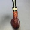 Papa Bear's Pipes by Tim Beaumont Partially Sandblasted Rhodesian w/ Ivorite Handmade Briar Pipe, New - Image 9