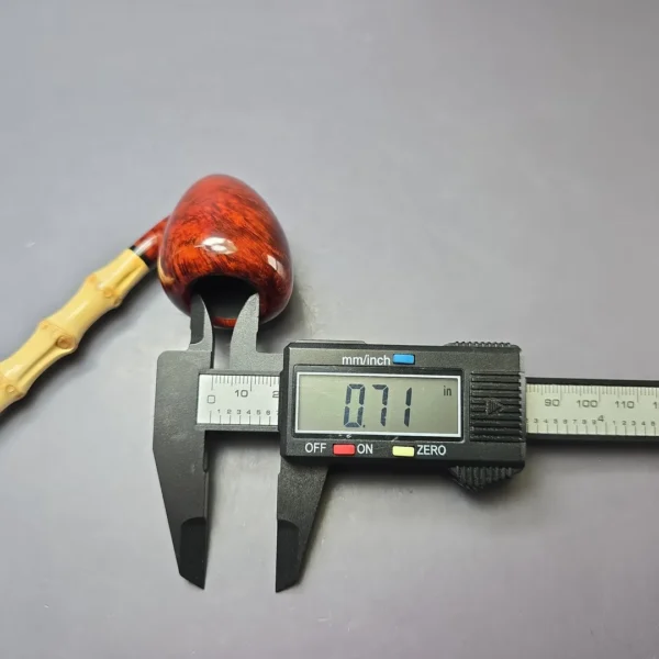 MBSD Briars Modern Masters 1 Smooth Peewit w/ Bamboo Briar Pipe, New - Image 11