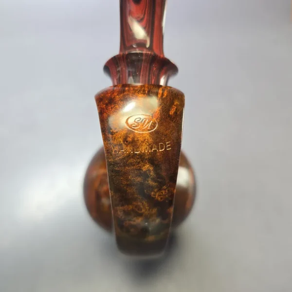 SU Pipes Smooth Standing Cavalier Handmade Briar Pipe, New - Image 10