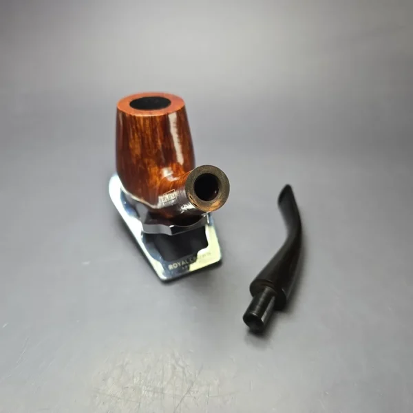 James Upshall A Grade EXL Smooth "Keel" Bent Billiard Estate Briar Pipe, Unsmoked - Image 10