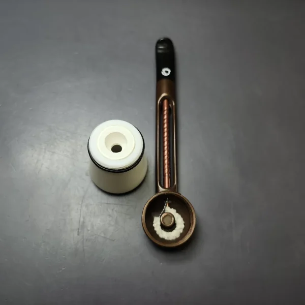 Falcon Extra Dental w/ MBSD Meerschaum Rhodesian Block Meerschaum Bowl Pipe, New - Image 10