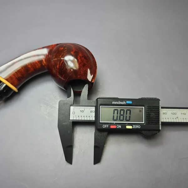 MBSD Briars Modern Masters 2 Smooth Blowfish w/ Boxwood Briar Pipe, New - Image 10