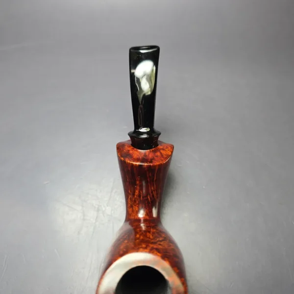 SU Pipes Smooth Volcano Sitter Handmade Briar Pipe, New - Image 7