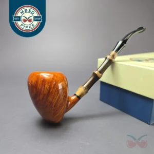 MBSD Briars Modern Masters 1 Smooth Peewit w/ Bamboo Briar Pipe, New