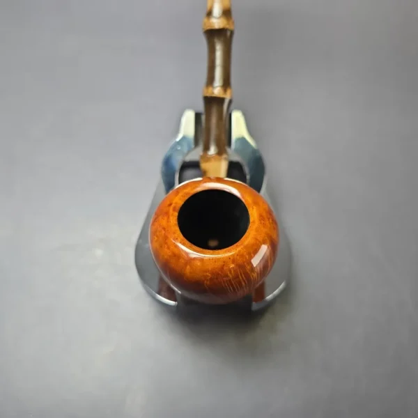 MBSD Briars Modern Masters 1 Smooth Peewit w/ Bamboo Briar Pipe, New - Image 6