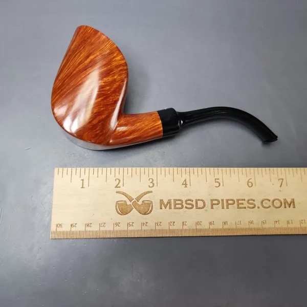 Baldo Baldi XL Smooth Swan Dublin Estate Briar Pipe, Unsmoked - Image 8