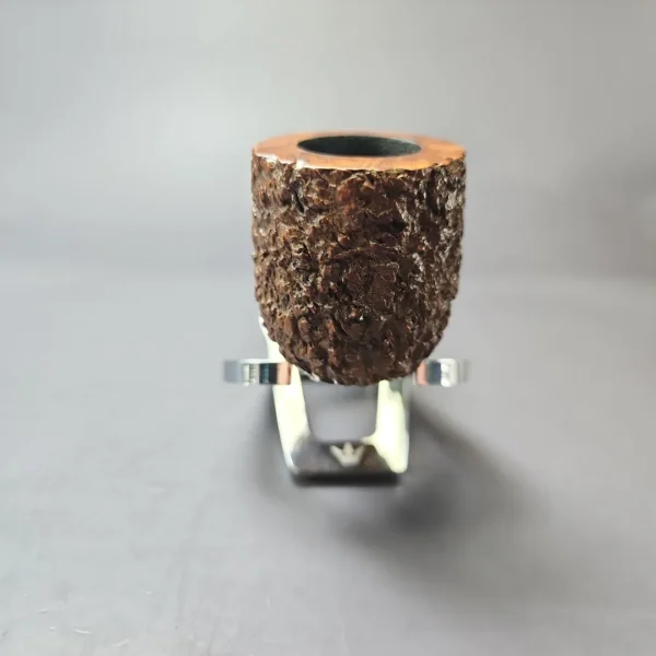 Jacono Knight E Partially Rusticated Pot w/ Olivewood Estate Briar Pipe, Italian Estates - Image 3