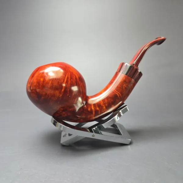 SU Pipes Smooth Apple Handmade Briar Pipe, New - Image 4