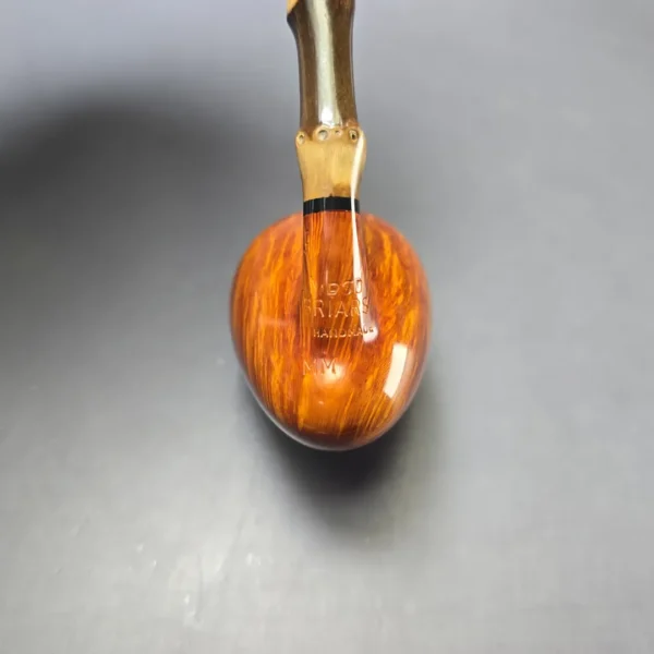 MBSD Briars Modern Masters 1 Smooth Peewit w/ Bamboo Briar Pipe, New - Image 9